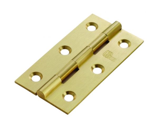 Solid drawn brass hinge traditionally used on cupboards, cabinets and light doors. Comes with a 10 year mechanical guarantee. Suitable for domestic use.