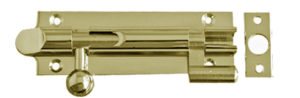 Necked Bell Bolts (75mm, 102mm Or 150mm), Polished Brass
