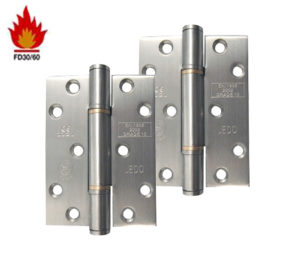 4 Inch Self Lubricating Stainless Steel Hinges (Grade 13), Polished Or Satin Finish