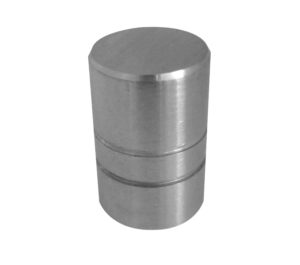 Cylinder Cupboard Knob (14mm OR 18mm), Satin Stainless Steel