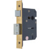 3 Lever Architectural Sash Lock (64mm OR 76mm), PVD Stainless Brass