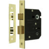 Contract Bathroom Lock (64mm OR 76mm), Electro Brass