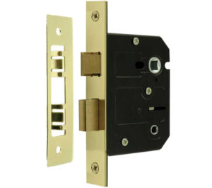 Contract Bathroom Lock (64mm OR 76mm), Electro Brass