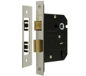 3 Lever Contract Sash Lock (64mm OR 76mm), Nickel Plate