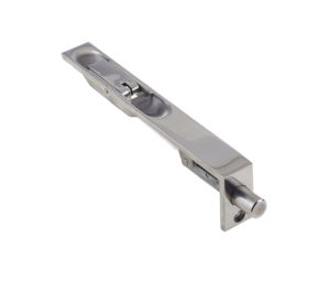 Square Lever Action Flush Bolt (Various Sizes), Polished Stainless Steel