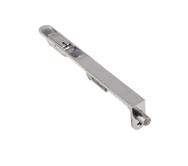 Radius Lever Action Flush Bolt (Various Sizes), Polished Stainless Steel