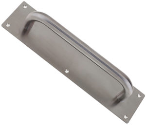 Pull Handles On Backplate (225mm OR 300mm), Satin Stainless Steel