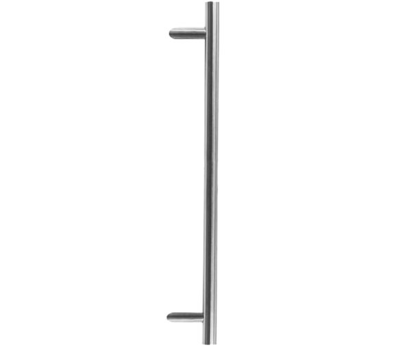 Cranked Pull Handle (600mm, 1200mm OR 1800mm Length), Satin Stainless Steel