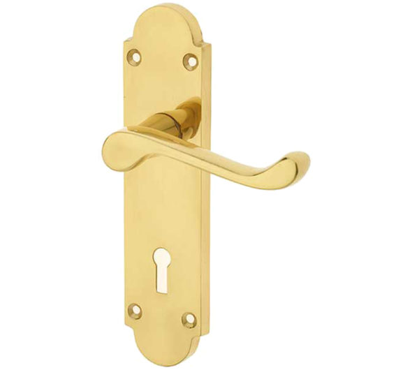 Epsom Door Handles On Backplate