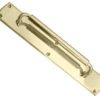 Chatsworth Pull Handle On Backplate (380mm OR 460mm), Polished Brass