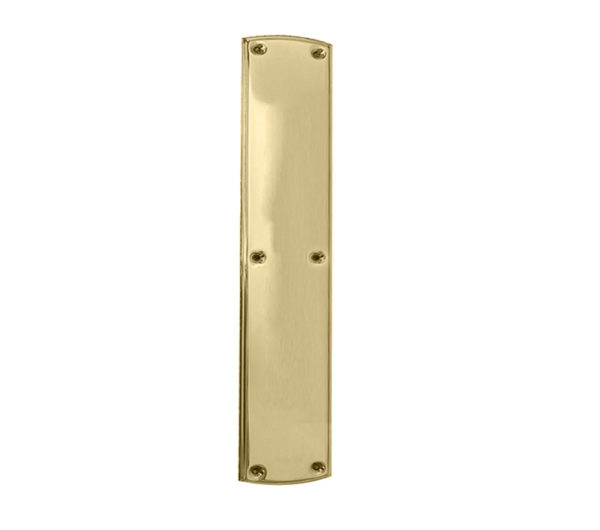 Plain Fingerplate (305mm OR 350mm), Polished Brass