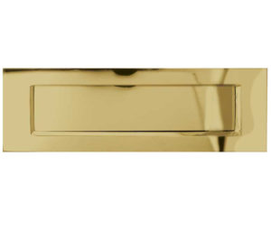 Sprung Letterplate (Various Sizes), Polished Brass