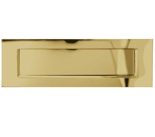 Sprung Letterplate (Various Sizes), Polished Brass