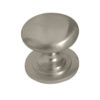 Cupboard Door Knobs (25mm, 32mm OR 38mm Diameter), Satin Nickel