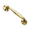 Bow Shaped Pull Handle (152mm OR 175mm), Polished Brass