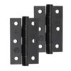 Frelan Hardware 3 Inch Ball Bearing Hinges, Black Finish - J8502BL