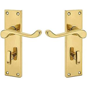 Victorian Door Handle - Multiple Finishes