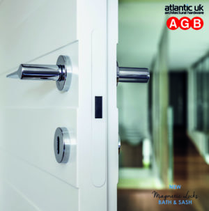AGB Polaris 2XT Magnetic Bathroom Lock 50mm backset - Bronze