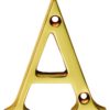 Carlisle Brass NA Letter Face Fix (A) Polished Brass