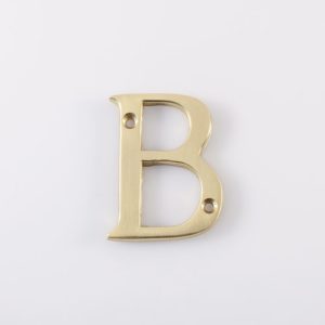 Carlisle Brass NB Letter Face Fix (B) Polished Brass