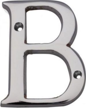 Carlisle Brass NBSC Letter Face Fix (B) Satin Chrome