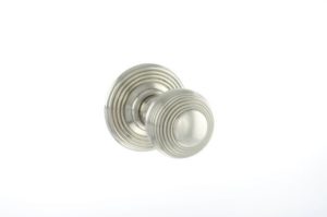 Atlantic Old English Ripon Solid Brass Reeded Mortice Knob, Polished Nickel - OE50RMKPN (sold in pairs)