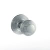 Atlantic Old English Ripon Solid Brass Reeded Mortice Knob, Satin Chrome - OE50RMKSC (sold in pairs)