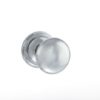 Atlantic Old English Harrogate Solid Brass Mushroom Mortice Knob, Polished Chrome - OE58MMKPC (sold in pairs)