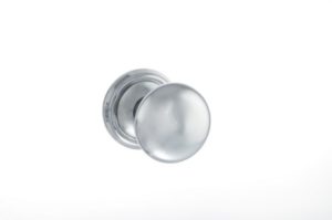 Atlantic Old English Harrogate Solid Brass Mushroom Mortice Knob, Polished Chrome - OE58MMKPC (sold in pairs)