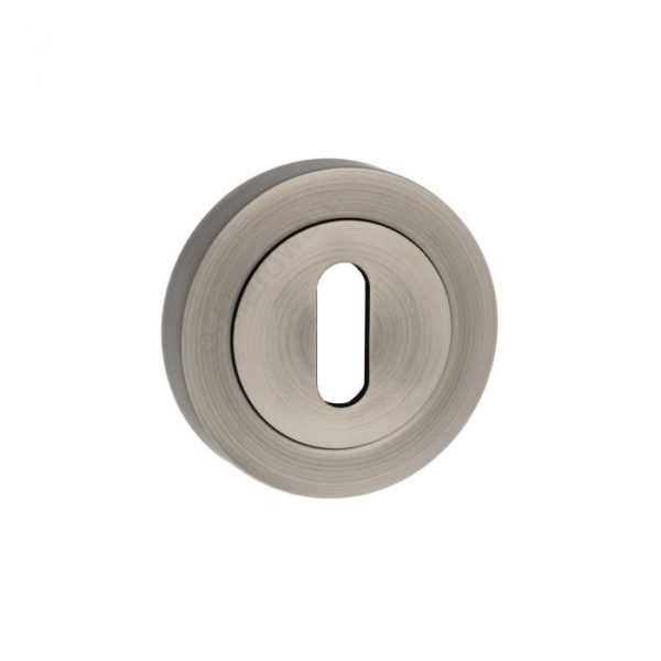 Atlantic Old English Standard Profile Escutcheons, Matt Gun Metal - OEESCKMBN (sold in pairs)