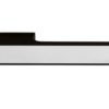 Atlantic Tupai Versaline Tobar Designer Door Handles On Rectangular Rose, Matt Black (sold in pairs) T3089LMBMB MATT BLACK WITH BLACK DECORATIVE PLATE