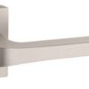 Atlantic Tupai Rapido Curvaline Valbona Designer Door Handles On Square Rose, Pearl Nickel - T3097SPL (sold in pairs)