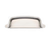 Fittings Cupped Cabinet Pull Handle (Various Sizes), PVD Stainless Nickel