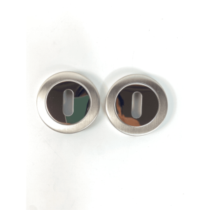Euro Profile Escutcheon - 52mm - Satin Stainless Steel & Polished Stainless Steel Finish