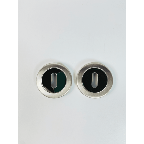 Euro Profile Escutcheon - 52mm - Satin Stainless Steel & Polished Stainless Steel Finish