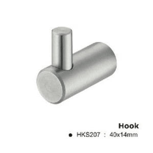Coat Hook - 40mm - Satin Stainless Steel Finish
