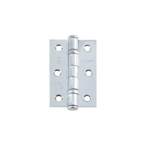 IRONMONGERY SOLUTIONS Latch Pack of Door Handle, Tubular Latch & Hinges - Pack of Door Handle in Polished Chrome Finish