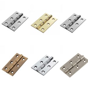 3 Inch & 4 Inch Washered Hinges - Multiple Finishes