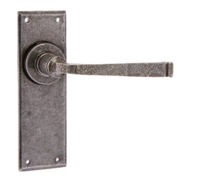 Jedo Collection Valley Forge Door Handles, Pewter Patina (Sold In Pairs)
