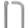 D Pull Handle (19mm OR 21mm Bar Diameter), Satin Stainless Steel