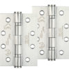 4 Inch Grade 13 Ball Bearing Hinge, Satin Stainless Steel (sold in pairs)