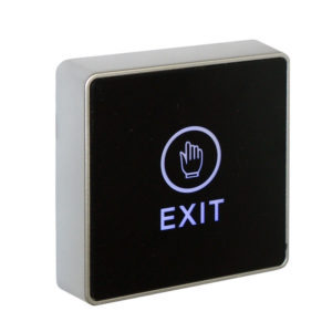 Narrow Touch Sensitive Exit Button - Black