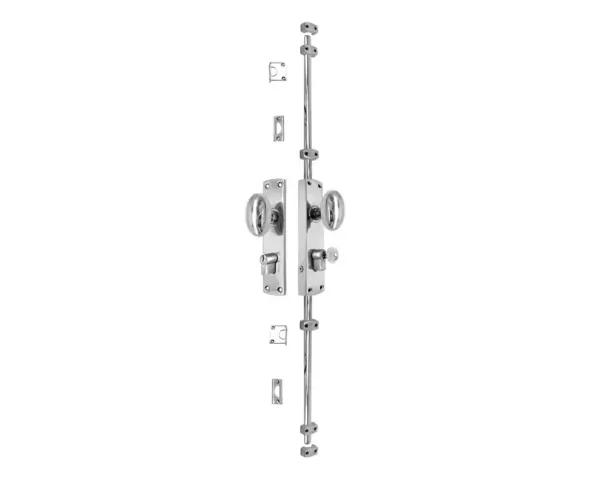 EB105SCP Oval Knob Locking Espagnolette Bolt or Cremone Bolt