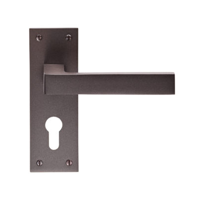 CARLISLE BRASS - EUL011YMBRZ SASSO LEVER ON BACKPLATE  - EURO 47.5MM