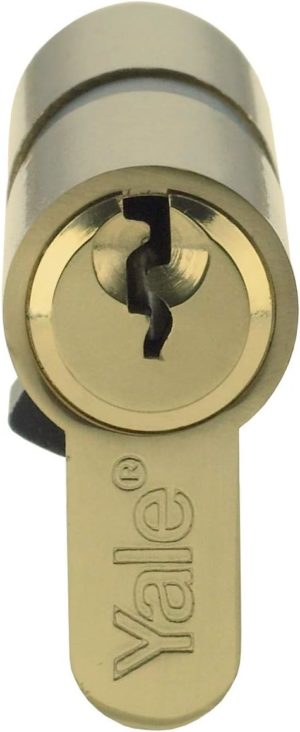 Yale B-ED3555KA-PB - Euro Cylinder Lock - Keyed Alike - 35/55 (100mm) / 35:10:55 - Brass Finish - Standard Security - 2 Cylinders - Polybag