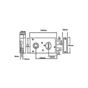 P401 Rim Sashlock