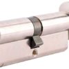 Yale PKMT3030-PB Euro Thumbturn 1 Star Kitemarked Cylinder, 3 Keys Supplied, High Security, Visi Packed, Suitable for All Door Types, Brass Finish, 30:10:30 (70 mm)