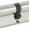 Yale Euro Double Cylinder, 3 Keys Supplied, Standard Security, Boxed, Suitable for All Door Types, Nickel Finish, 40:10:40 (90 mm)