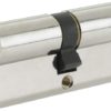 Yale P-ED4045-SNP Euro Double Cylinder, 3 Keys Supplied, Standard Security, Visi Packed, Suitable for All Door Types, 40:10:45 (95 mm), Nickel Finish