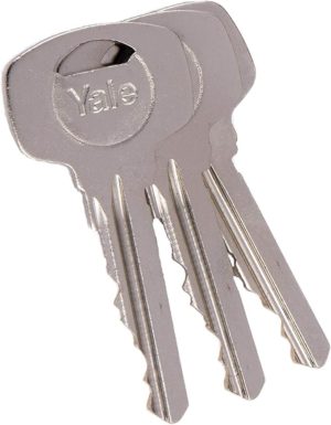 Yale PKMT3535-NP Euro Thumbturn 1 Star Kitemarked Cylinder, 3 Keys Supplied, High Security, Visi Packed, Suitable for All Door Types, Nickel Finish, 35:10:35 (80 mm)